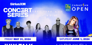 JULY TALK AND LINDSAY ELL ADDED TOSIRIUSXM CONCERT SERIES AT2024 RBC CANADIAN OPEN
