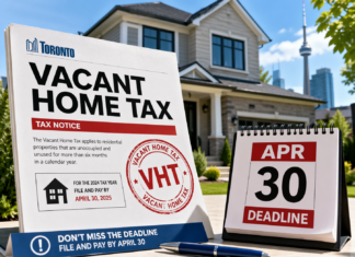 Vacant Home Tax Declaration Deadline Is April 30: Toronto Owner-Occupied Homes Must Also Be Declared