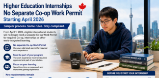 Higher-Education Internships No Longer Require a Separate Co-op Work Permit Starting in April