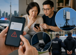 Toronto Police Break Up Canada’s First “SMS Blaster” Scam Case: Chinese Residents Should Not Click Links in Bank or Ticket Text Messages