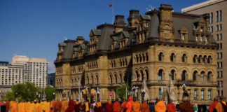 Canadian Buddhist Groups Gather on Parliament Hill to Request Buddhist Cultural Heritage Month