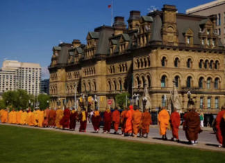 Canadian Buddhist Groups Gather on Parliament Hill to Request Buddhist Cultural Heritage Month