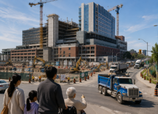 Mississauga New Hospital Construction Enters Key Stage; Nearby Residents Should Watch Traffic, Noise and Care Routes