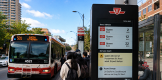 TTC Pilots Real-Time Information Screens at High-Demand Stops