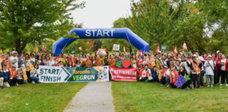 Toronto VegRun Charity Event Draws Nearly 200 Participants to Raise Funds for Children’s Therapy Services