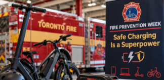 Toronto Fire Prevention Week Launches with Focus on Lithium-Ion Battery Charging Safety
